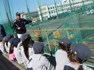 西濃運輸野球部さんの練習を見学しました