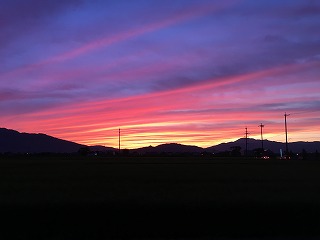 きれいな夕焼け